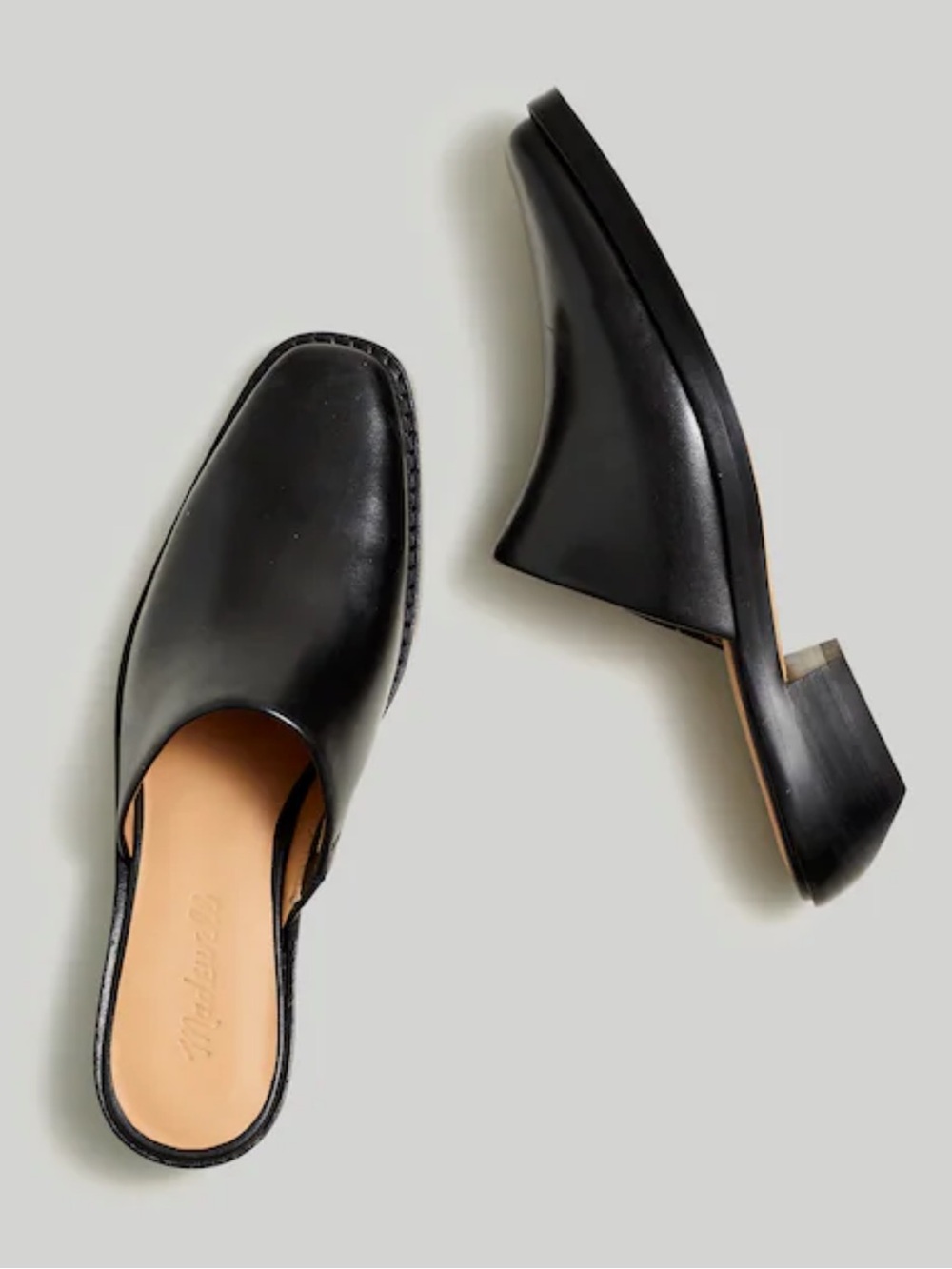 Madewell The Jesse Western Mule in Black size 7
